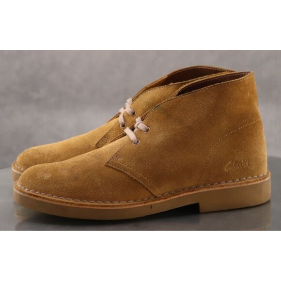Clarks Men's Desert Boots Size 7 M Suede Tan - Picture 2 of 11